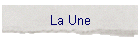 La Une