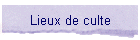 Lieux de culte